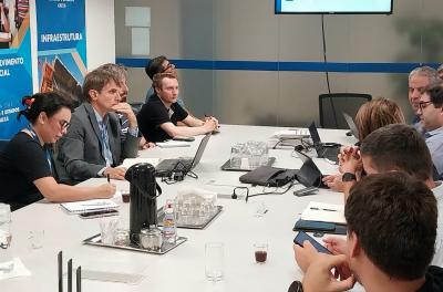 Reunião com membros do Planejamento, Dmae e Caixa