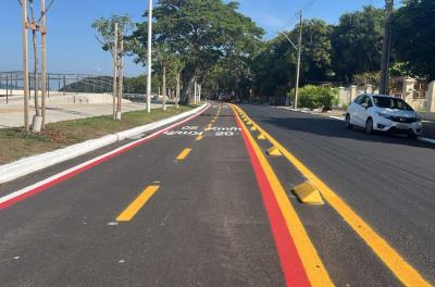 Concluída a requalificação asfáltica na avenida Guaíba 