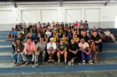 Ativa STU conecta atletas profissionais a projetos sociais e reforça o skate como ferramenta de transformação. Foto: Ranieri Zilio Moriggi