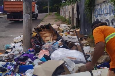Mutirão de limpeza recolhe 118 toneladas de resíduos no bairro Cavalhada