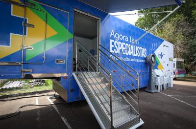 Unidade móvel de tomografia atende apenas pacientes agendados