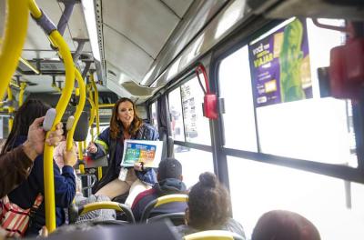Ação Reciclando Atitudes nos Ônibus é destaque no segundo dia da 21ª Semana Cidade Limpa