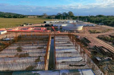 Construção da nova ETA Ponta do Arado atinge 35% de conclusão