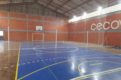Centro de Comunidade Vila Elizabeth, no bairro Sarandi, recebeu melhorias no ginásio e nos vestiários; atividades começam após a entrega oficial do espaço. Foto: Divulgação