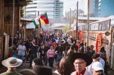 Parque Harmonia será o centro da cultura gaúcha, unindo gastronomia, shows, oficinas culturais e a chama crioula