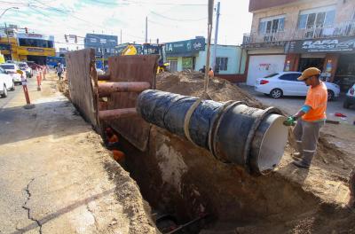 Nova adutora será ligada ao Sistema de Abastecimento São João nesta quinta-feira