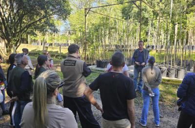 Integrantes do Conselho do Meio Ambiente fazem visita técnica ao Viveiro Municipal