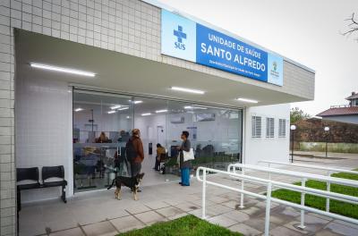Unidade de Saúde Santo Alfredo passa a funcionar em novo prédio nesta quarta