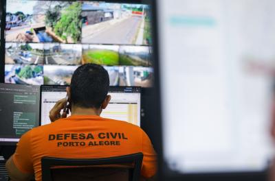 alerta da defesa civil para possível elevação do guaíba nas ilhas