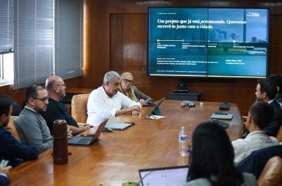 Prefeito recebe consórcio que arrematou Terminal Portuário em Porto Alegre