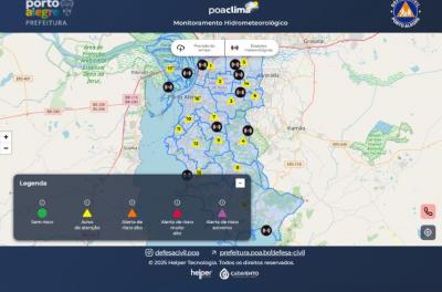 Plataforma de Monitoramento Hidrometeorológico de Porto Alegre