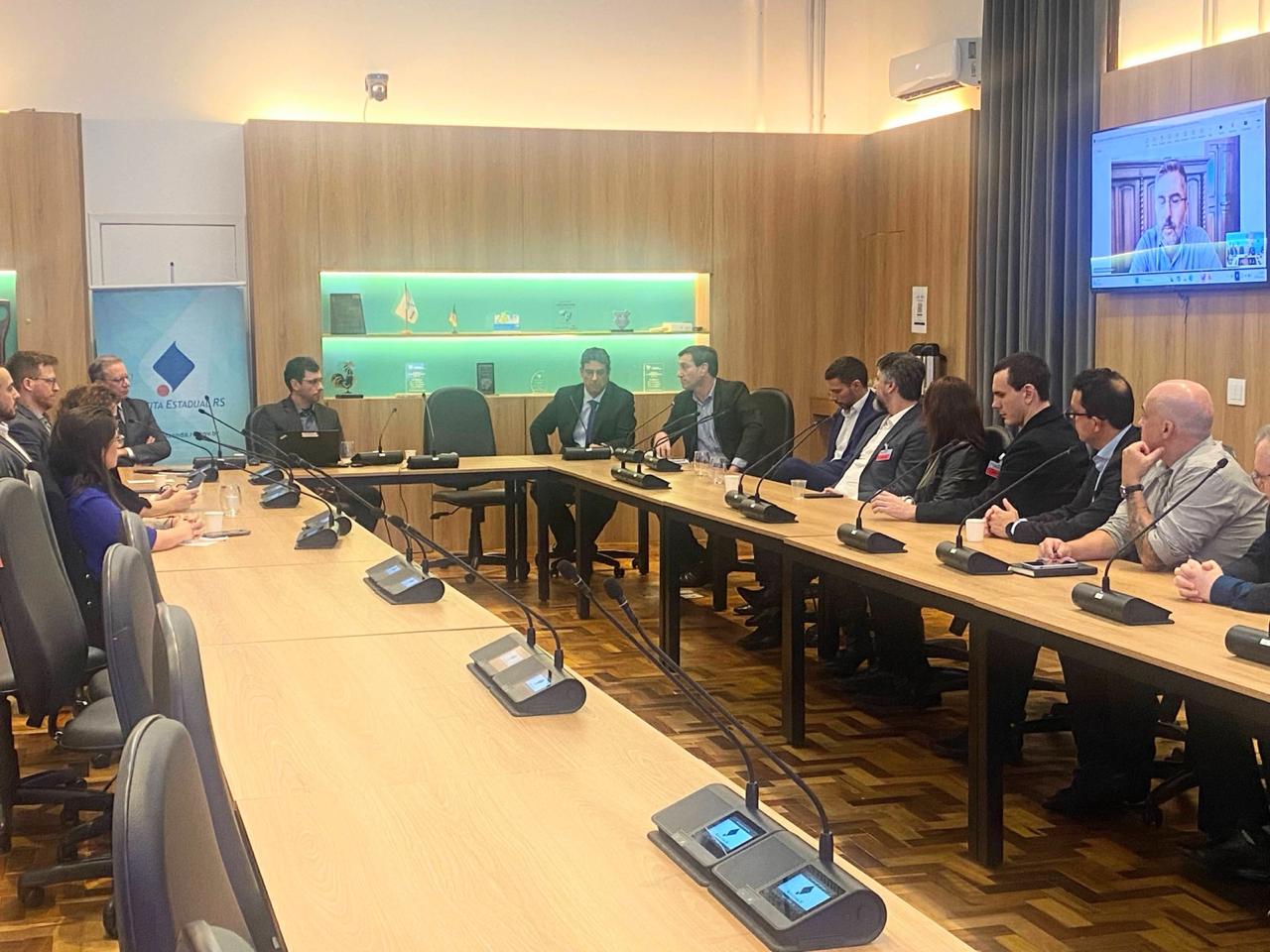 mesa de reuniões