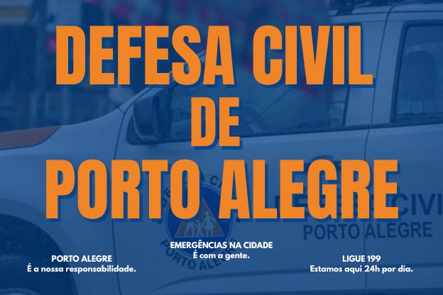 Viatura da Defesa Civil de Porto Alegre