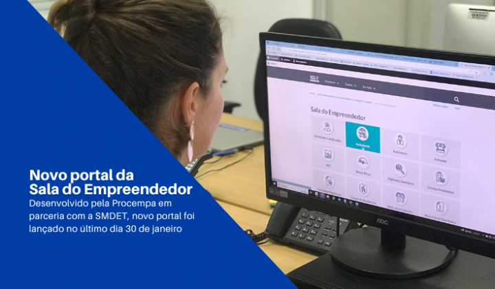 Novo portal da Sala do Empreendedor